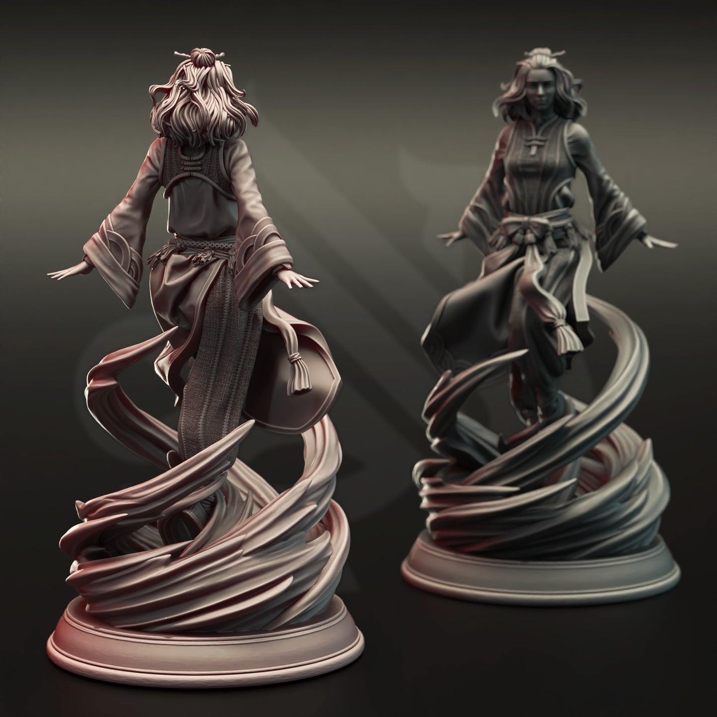 Air Genasi Sorcerer / Monk Female
