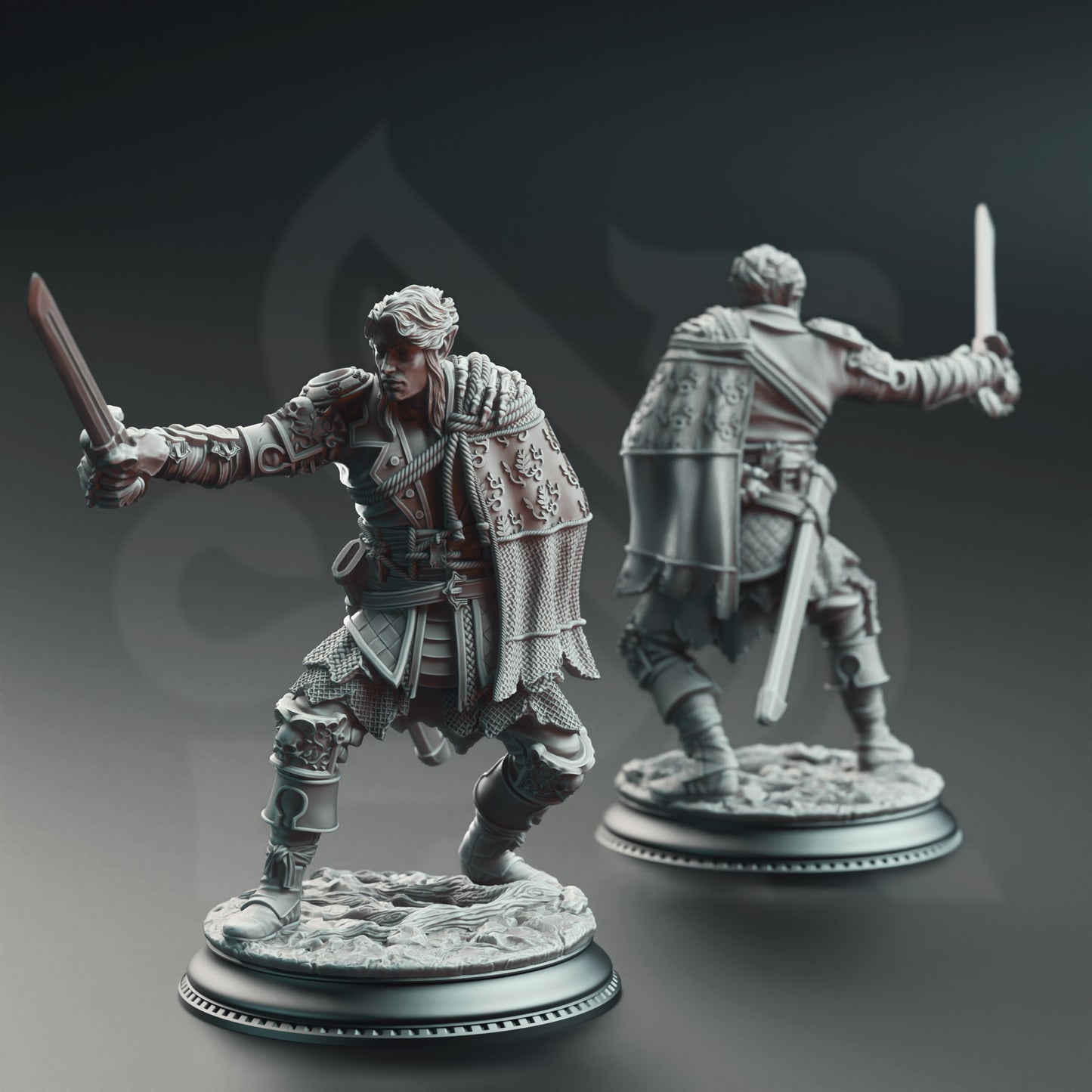Half Elf Rogue / Ranger Male