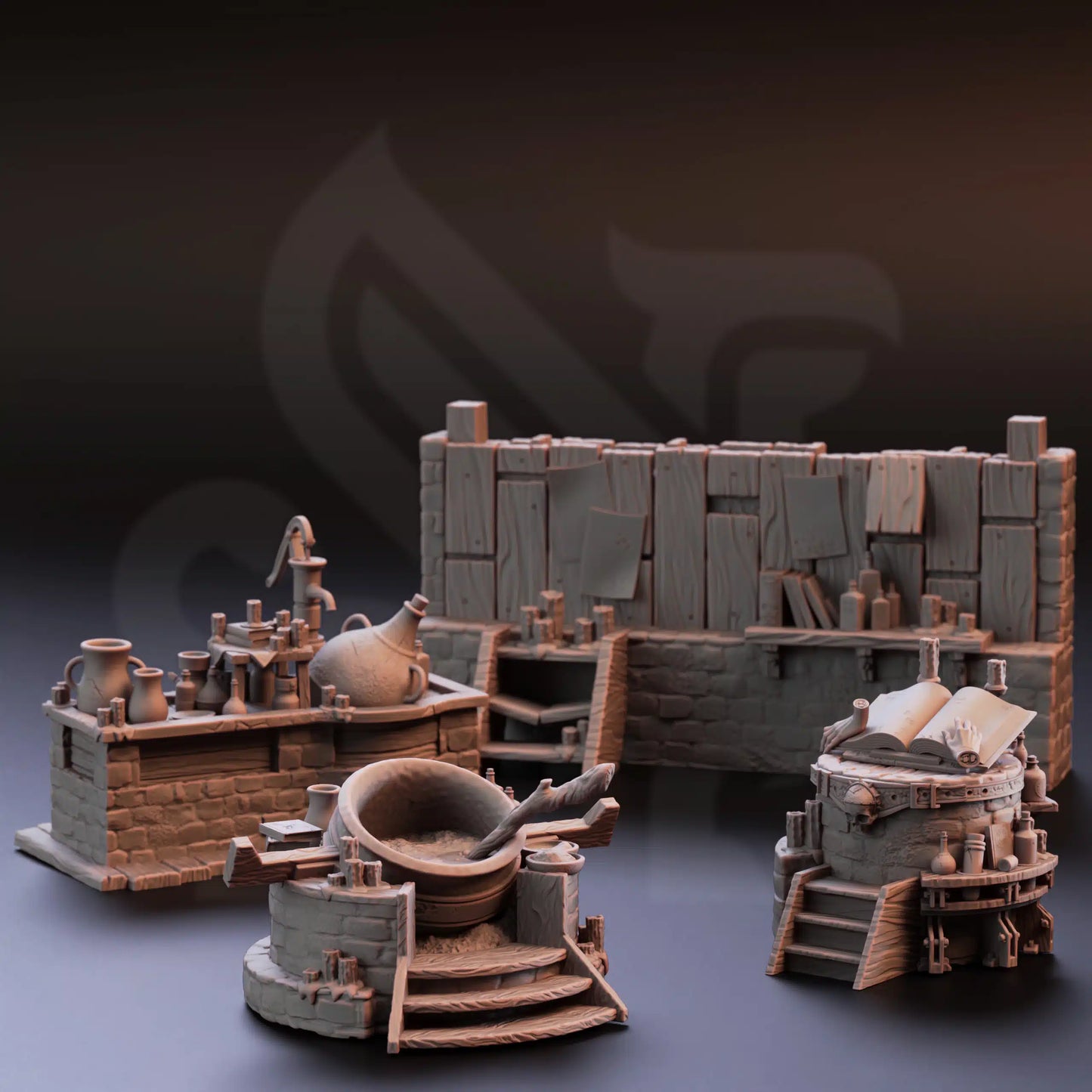 Forest Hag House Terrain Set