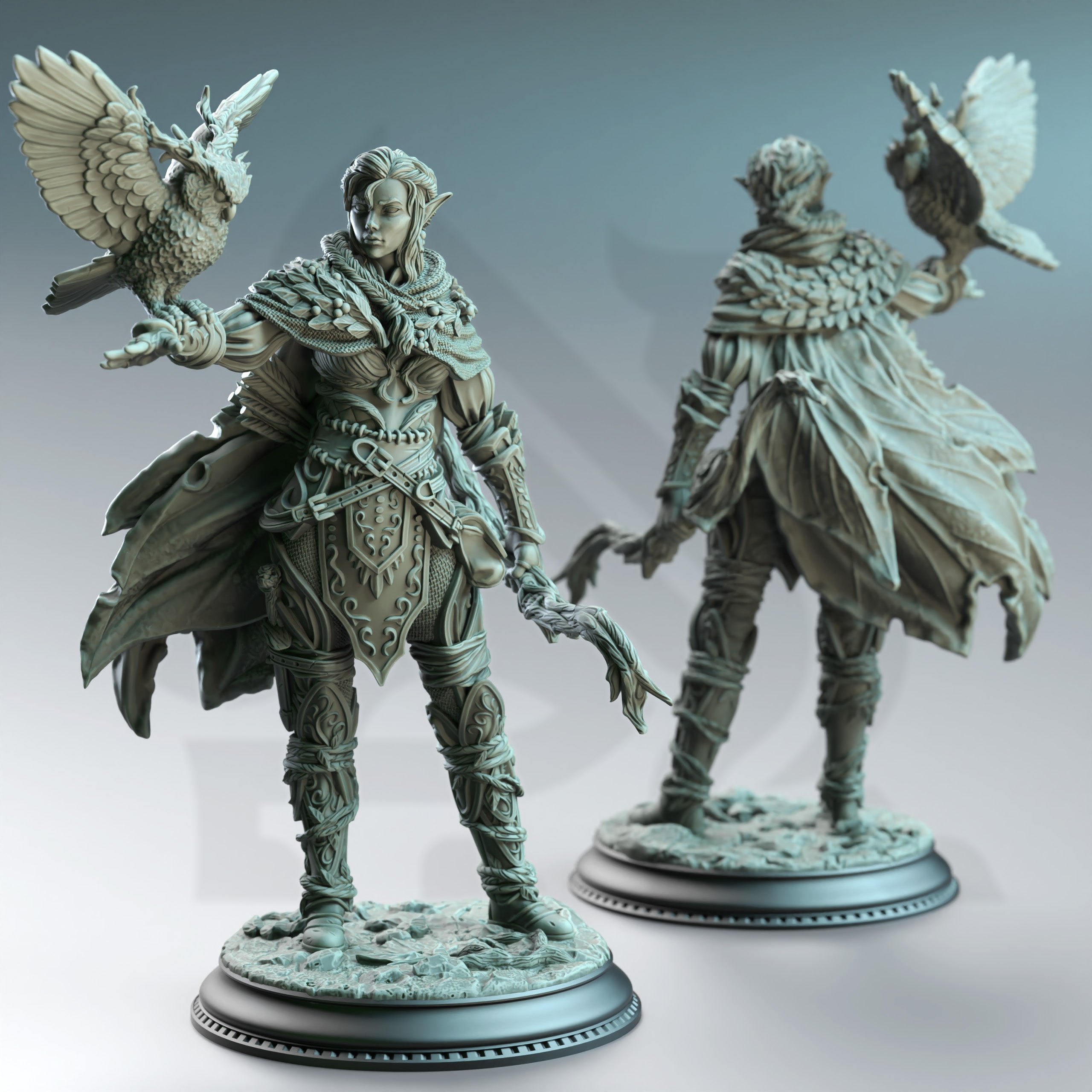 Elf Ranger Female – D&B Prints