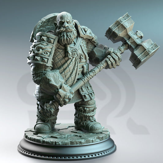 Rock Dwarf Cleric Male